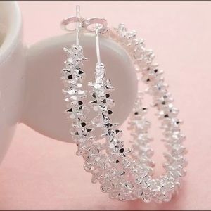 Silver Hoop Earrings